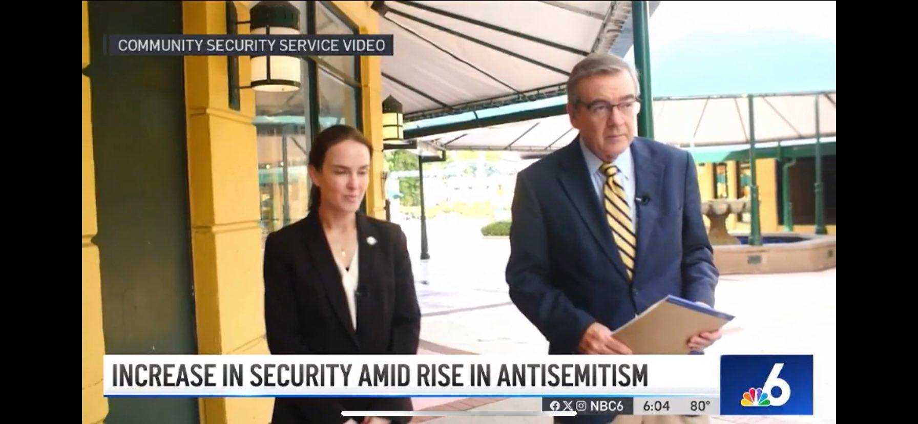 Volunteer security organization for Jewish communities discuss the rise of antisemitism